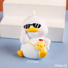 Load image into Gallery viewer, Lovely Duck Mini Toy Cute Duck Statue Doll Micro Landscape Kawaii Desk Car Interior Accessories Home Decoration Kids Gift
