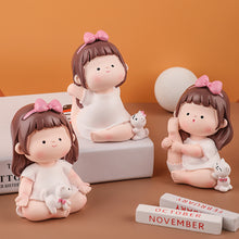 Load image into Gallery viewer, Yoga Cartoon Desktop Decoration Ornaments For Girls Creative Gifts Resin Materials Crafts Childen Room Decoration

