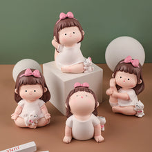 Load image into Gallery viewer, Yoga Cartoon Desktop Decoration Ornaments For Girls Creative Gifts Resin Materials Crafts Childen Room Decoration
