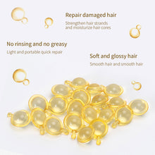 Load image into Gallery viewer, Smooth Silky Hair Vitamin Capsule Keratin Complex Oil Hair Care Repair Damaged Hair Serum Anti-Loss Moroccan Hair Oil
