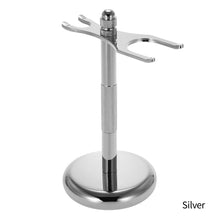 Load image into Gallery viewer, Kirsite Men Razor Holder Shaving Brush Stand Safety Razor Holder Removable Shaving Rack Removable Shaving Rack Holder
