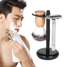 Load image into Gallery viewer, Kirsite Men Razor Holder Shaving Brush Stand Safety Razor Holder Removable Shaving Rack Removable Shaving Rack Holder
