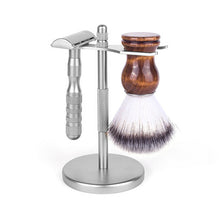 Load image into Gallery viewer, Kirsite Men Razor Holder Shaving Brush Stand Safety Razor Holder Removable Shaving Rack Removable Shaving Rack Holder
