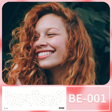 Load image into Gallery viewer, Waterproof Face Tattoo Stickers Heart Freckles Carnival Party Makeup Music Festival Disposable Color Makeup Face Tattoo Stickers
