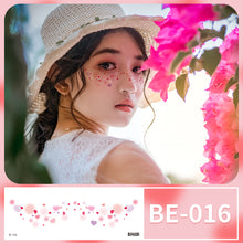 Load image into Gallery viewer, Waterproof Face Tattoo Stickers Heart Freckles Carnival Party Makeup Music Festival Disposable Color Makeup Face Tattoo Stickers
