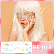 Load image into Gallery viewer, Waterproof Face Tattoo Stickers Heart Freckles Carnival Party Makeup Music Festival Disposable Color Makeup Face Tattoo Stickers
