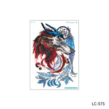 Load image into Gallery viewer, Waterproof Sweat-proof Flower Arm Tattoo Stickers for Men and Women's Personality Large Flower Arm Disposable Tattoo Stickers
