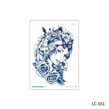 Load image into Gallery viewer, Waterproof Sweat-proof Flower Arm Tattoo Stickers for Men and Women's Personality Large Flower Arm Disposable Tattoo Stickers
