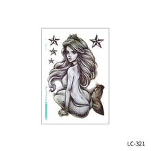 Load image into Gallery viewer, Waterproof Sweat-proof Flower Arm Tattoo Stickers for Men and Women's Personality Large Flower Arm Disposable Tattoo Stickers
