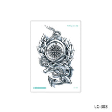 Load image into Gallery viewer, Waterproof Sweat-proof Flower Arm Tattoo Stickers for Men and Women's Personality Large Flower Arm Disposable Tattoo Stickers
