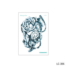 Load image into Gallery viewer, Waterproof Sweat-proof Flower Arm Tattoo Stickers for Men and Women's Personality Large Flower Arm Disposable Tattoo Stickers
