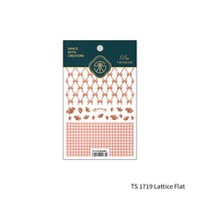 Load image into Gallery viewer, Relief and Planar Nail Sticker Creative Rabbit Bow Light and Thin Fashion Nail Enhancement Sticker Back Glue Nail Sticker
