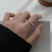 Load image into Gallery viewer, Simple Fashion Line Ring Opening Adjustable Geometric Alloy Ring Niche Jewelry Accessory for Women
