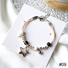 Load image into Gallery viewer, Fashion Versatile Alloy Pendant Bracelet Adjustable Creative Butterfly Star Moon Ceramic Beaded Bracelet Women Jewelry
