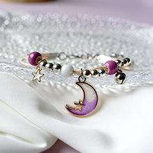 Load image into Gallery viewer, Fashion Versatile Alloy Pendant Bracelet Adjustable Creative Butterfly Star Moon Ceramic Beaded Bracelet Women Jewelry
