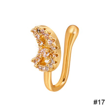 Load image into Gallery viewer, Non-perforated U-shaped Nose Clip Star Love Crown Nose Ring Fashion Creative Nasal Ornament Jewelry Accessory
