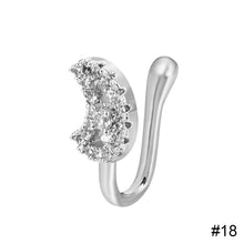 Load image into Gallery viewer, Non-perforated U-shaped Nose Clip Star Love Crown Nose Ring Fashion Creative Nasal Ornament Jewelry Accessory
