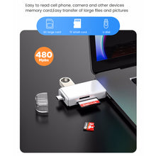 Load image into Gallery viewer, OTG SD Card Reader Flash Drive Smart Memory Card Reader Type C Cardreader Type C Adapter USB2.0 TF Card Adapter Micro
