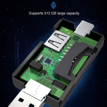 Load image into Gallery viewer, OTG SD Card Reader Flash Drive Smart Memory Card Reader Type C Cardreader Type C Adapter USB2.0 TF Card Adapter Micro
