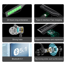 Load image into Gallery viewer, Bluetooth Earphones Magnetic Headphone Sport Wireless Hanging Neck Earphones with Microphone For Xiaomi Red Mi Huawei P30
