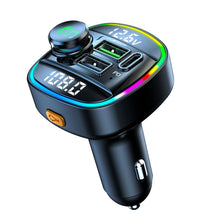 Load image into Gallery viewer, Bluetooth 5.0 FM Transmitter Handsfree Car Radio Modulator MP3 Player With 22.5W USB Super Quick Charge Adapter for Car
