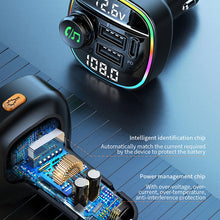 Load image into Gallery viewer, Bluetooth 5.0 FM Transmitter Handsfree Car Radio Modulator MP3 Player With 22.5W USB Super Quick Charge Adapter for Car

