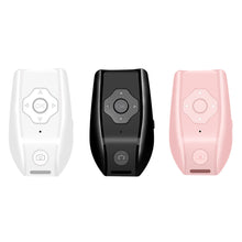 Load image into Gallery viewer, Rechargeable Wireless Bluetooth-compatible Remote Control for Smartphones Camera Shutter Release for Photos Selfies Page Turning

