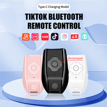 Load image into Gallery viewer, Rechargeable Wireless Bluetooth-compatible Remote Control for Smartphones Camera Shutter Release for Photos Selfies Page Turning
