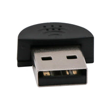 Load image into Gallery viewer, Portable Mini USB 2.0 Microphone Omni-Directional Stereo USB MIC forLaptop PC Computer Chatting For MSN/Skype
