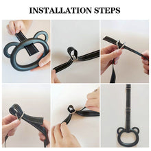 Load image into Gallery viewer, Gym Ring With Adjustable Straps Buckles Indoor Fitness Gymnastics Rings Non-Slip Bear Load 200KG Exercise Rings
