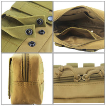Load image into Gallery viewer, Army Molle Hunting Bag Molle Pouch Military Tactical Waist Bag EDC Tools Zipper Waist Belt Pack Phone Case Pocket
