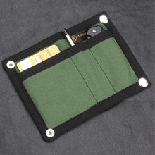 Load image into Gallery viewer, Outdoor Mini Foldable Card Clip Wallet Hanging Waist Bag Multifunctional EDC Storage Bag Canvas Wallet Bag
