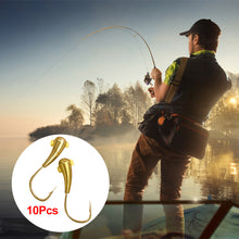 Load image into Gallery viewer, 10pcs Stainless Steel Fishing Hook Japan Barbed Overturned Hook Fishing Accessories Supplies Lure Carp Fishing Tackle

