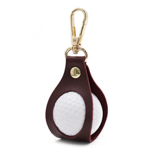 Load image into Gallery viewer, Fashion Golf Waist Hanging Ball Bag Portable Single Golf Ball Storage Bag With Keychain
