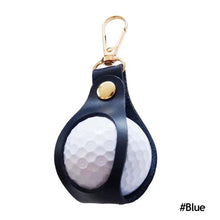 Load image into Gallery viewer, Fashion Golf Waist Hanging Ball Bag Portable Single Golf Ball Storage Bag With Keychain
