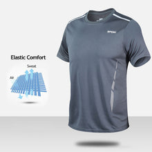 Load image into Gallery viewer, Sports Suit Men's Summer Speed Dry Running Clothes Gym Fitness Short Sleeve Breathable Thin Style Large Size Leisure Suit M-5Xl
