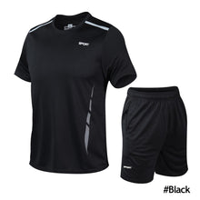 Load image into Gallery viewer, Sports Suit Men's Summer Speed Dry Running Clothes Gym Fitness Short Sleeve Breathable Thin Style Large Size Leisure Suit M-5Xl
