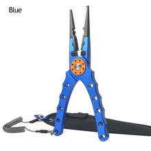 Load image into Gallery viewer, Professional Fishing Gear Multifunctional Aluminum Fishing Pliers Hook Remover Scissors Fishing Tools Fishing Equipment Fishing Tong
