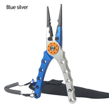 Load image into Gallery viewer, Professional Fishing Gear Multifunctional Aluminum Fishing Pliers Hook Remover Scissors Fishing Tools Fishing Equipment Fishing Tong
