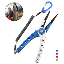 Load image into Gallery viewer, Professional Fishing Gear Multifunctional Aluminum Fishing Pliers Hook Remover Scissors Fishing Tools Fishing Equipment Fishing Tong

