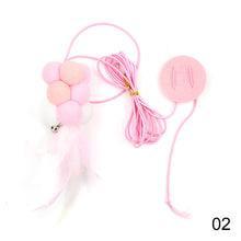Load image into Gallery viewer, Cat Hanging Interactive Toy Simulated Butterfly Cat Catch Feather Toys Kitten Funny Elastic Teaser Rope Toy Training Toys Pet Daily Supplies
