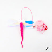 Load image into Gallery viewer, Cat Hanging Interactive Toy Simulated Butterfly Cat Catch Feather Toys Kitten Funny Elastic Teaser Rope Toy Training Toys Pet Daily Supplies
