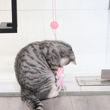 Load image into Gallery viewer, Cat Hanging Interactive Toy Simulated Butterfly Cat Catch Feather Toys Kitten Funny Elastic Teaser Rope Toy Training Toys Pet Daily Supplies
