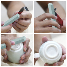 Load image into Gallery viewer, P320 Polishing Stone #320 Pottery Tools Grinding Ceramic Whetstone Ceramic Bottom Sticky Glaze Polishing Grinding Tools
