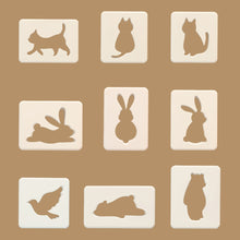 Load image into Gallery viewer, 0.5mm Fine Cut Animal Polymer Clay Cutter Easter Rabbit Bunny Bear Cat Soft Pottery Mold for Earring Jewelry Making Mold
