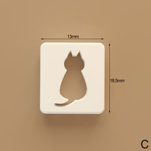 Load image into Gallery viewer, 0.5mm Fine Cut Animal Polymer Clay Cutter Easter Rabbit Bunny Bear Cat Soft Pottery Mold for Earring Jewelry Making Mold
