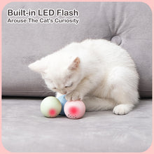 Load image into Gallery viewer, Cat Catching Toy Rolling Ball Toy with Sound&amp;Light Pet Music Ball Toy Kitten Interactive Training Toys
