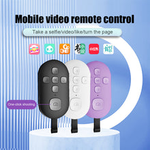Load image into Gallery viewer, Rechargeable Bluetooths-compatible Wireless Controller Self-Timer Phone Remote Controller Camera Stick Shutter Release Selfie
