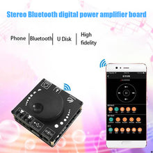 Load image into Gallery viewer, 20W+20W Bluetooth-Compatible Digital XY-AP15H Audio Power Amplifier Class 10W~200W HiFi Stereo USB/AUX Sound Card App AMP
