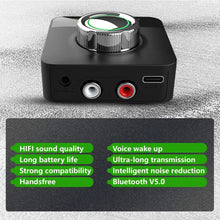 Load image into Gallery viewer, AAC Bluetooth 5.0 Audio Receiver 3D Stereo Music Wireless Adapter RCA 3.5mm AUX Jack For Car kit Wired Speaker Amplifier
